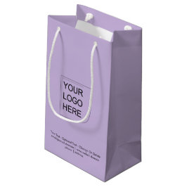 Trendkleur - Soft Violet Kleine Logo Cadeautas
