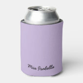 Trendkleur - Soft Violet naam Koelbox Blikjeskoeler (Blikje Voorkant)
