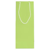 Trendkleur - Spring Green Wine Gift Bag Wijn Cadeautas (Achterkant)