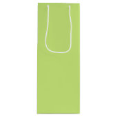 Trendkleur - Spring Green Wine Gift Bag Wijn Cadeautas (Voorkant)