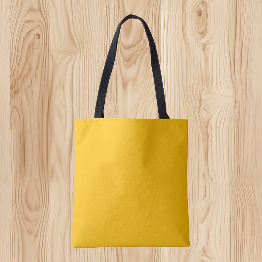 Trendkleur - Sunburst Yellow Canvas tas