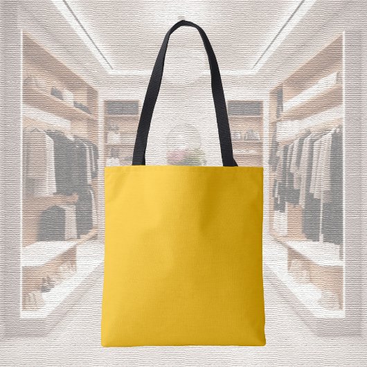 Trendkleur - Sunburst Yellow Canvas tas