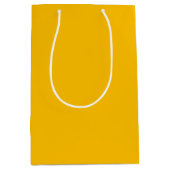 Trendkleur - Sunburst Yellow Medium geschenkzak Cadeauzakje (Voorkant)