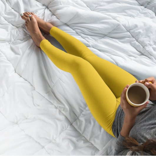 Trendkleur Sunburst Yellow Solid Leggings