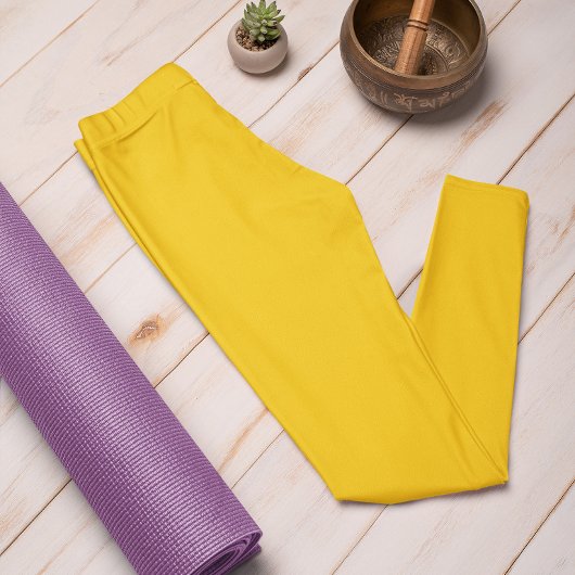 Trendkleur Sunburst Yellow Solid Leggings