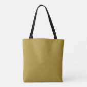 Trendkleur - Sunny Olive Canvas tas (Achterkant)