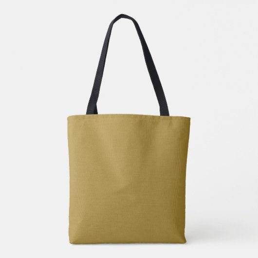 Trendkleur - Sunny Olive Canvas tas (Achterkant)