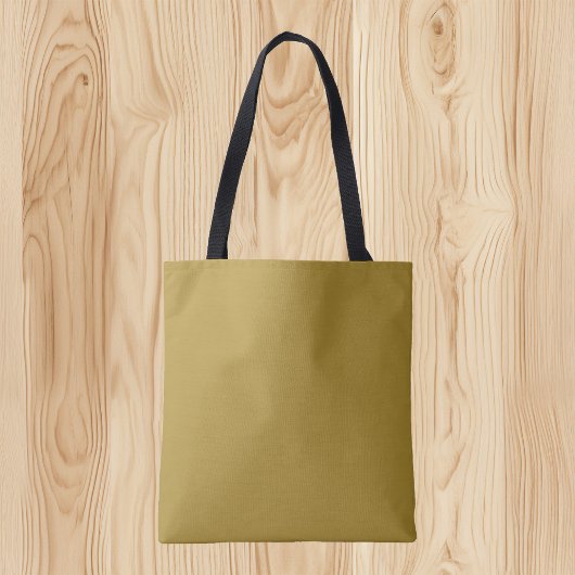 Trendkleur - Sunny Olive Canvas tas