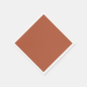 Trendkleur - Verbrande koperen papieren servetten (Hoek)