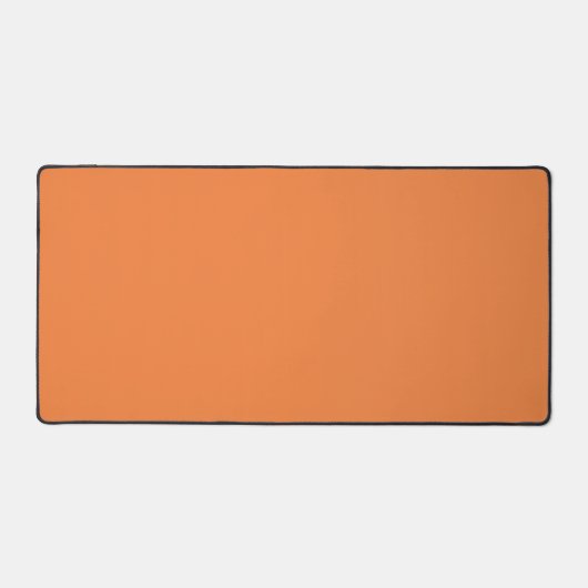Trendkleur Verse Tangerine Desk Mat (Voorkant)