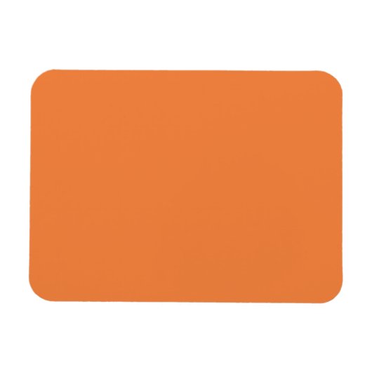 Trendkleur Verse Tangerine Flexibele Magneet (Horizontaal)