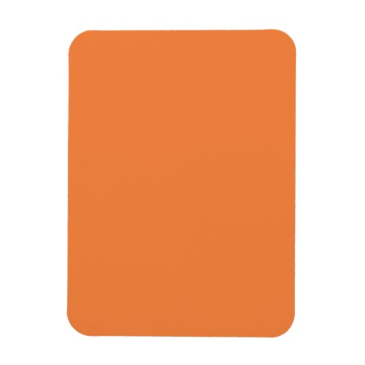 Trendkleur Verse Tangerine Flexibele Magneet (Verticaal)