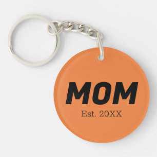 Trendkleur - Verse Tangerine Sleutelhanger