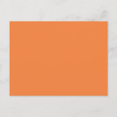 Trendkleur - Verse Tangerine Solid Briefkaart (Voorkant)