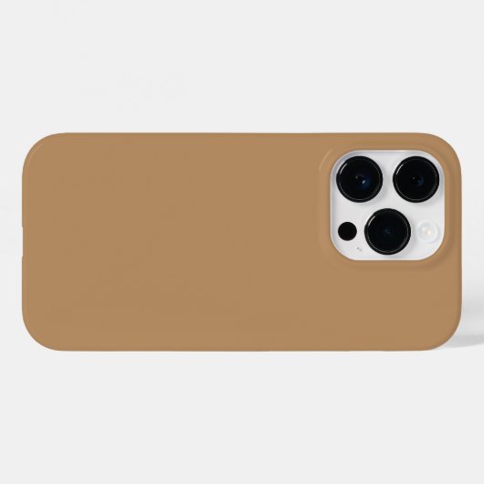 Trendkleur - Warm Beige Case-Mate iPhone Case (Achterkant (horizontaal))