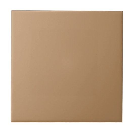 Trendkleur - Warm beige decoratieve keramische Teg Tegeltje (Voorkant)