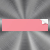 Trendkleur - Watermeloen Roze Bumpersticker