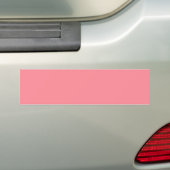 Trendkleur - Watermeloen Roze Bumpersticker (Op auto)