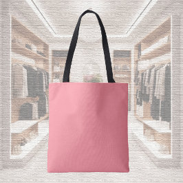 Trendkleur - Watermeloen Roze Canvas tas