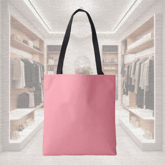 Trendkleur - Watermeloen Roze Canvas tas