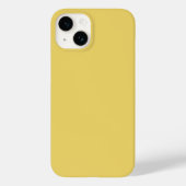 Trendkleur Zacht Geel Minimalist Case-Mate iPhone Case (Achterkant)