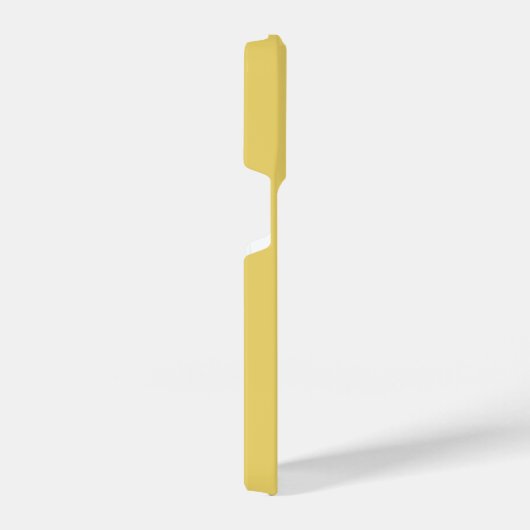 Trendkleur Zacht Geel Minimalist iPhone Hoesje (Rechterkant)