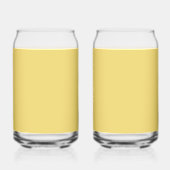 Trendkleur Zacht Geel Minimalistisch blikglas Blikvorm Glas (Voorkant)