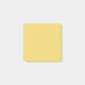 Trendkleur - Zacht Geel Stevig Post-it® Notes (Voorkant)
