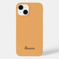 Trendkleur Zacht Oranje naam Minimalist