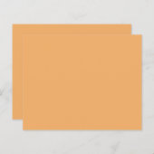 Trendkleur - zacht Oranje vel (Voorkant / Achterkant)