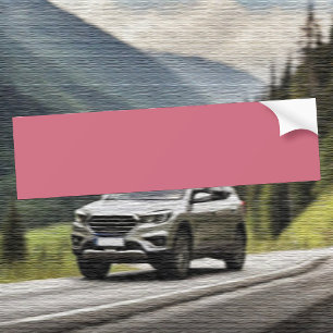 Trendkleur Zacht Roze Bumpersticker