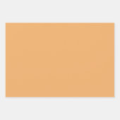 Trendkleur - Zacht Sinaasappel inpakpapier vellen (Voorkant 3)