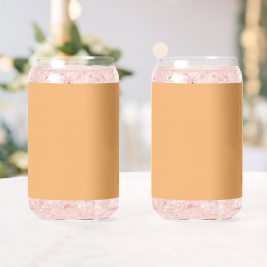 Trendkleur Zacht Sinaasappel Minimalistisch blikgl Blikvorm Glas (Insitu (Huwelijk))