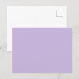 Trendkleur - zacht violet massief Briefkaart