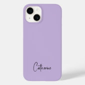 Trendkleur Zacht Violet Minimalistisch Case-Mate iPhone Case (Achterkant)