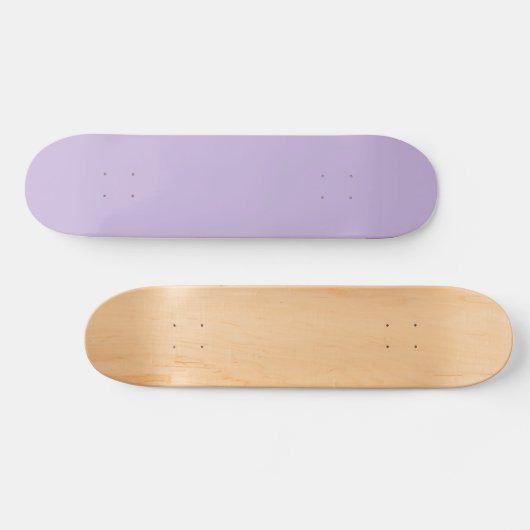 Trendkleur Zacht Violet Skateboard Deck (Horizontaal)