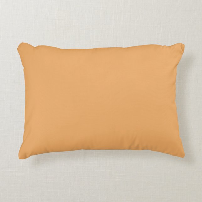 Trendkleur - Zachte Oranje Accentkussen Accent Kussen (Voorkant)