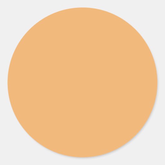 Trendkleur - Zachte Oranje Sticker (Voorkant)