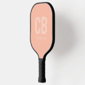Trendkleur Zachte Peach Pickleball Paddle (Links)