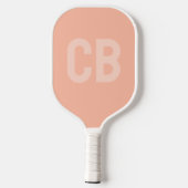 Trendkleur Zachte Peach Pickleball Paddle (Achterkant)