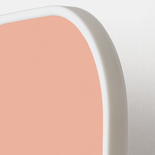 Trendkleur Zachte Peach Pickleball Paddle (Links Detail)