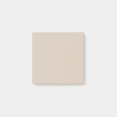 Trendkleur - Zachte Taupe Solid Post-it® Notes (Voorkant)