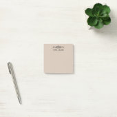 Trendkleur - Zachte Taupe Solid Post-it® Notes (Kantoor)