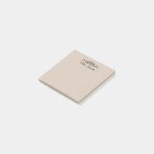 Trendkleur - Zachte Taupe Solid Post-it® Notes (Schuin)