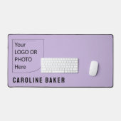 Trendkleur Zachte Violet Logo Desk Mat (Keyboard & Muis)