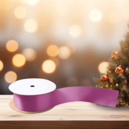 Trendkleuren - Berry Color - Solid Satijnen Lint