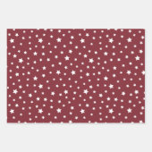 Trendkleuren - Crimson Red Color - Patroon Inpakpapier Vel (Voorkant 3)