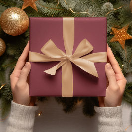 Trendkleuren - Crimson Red Color - Solid Roll Cadeaupapier