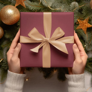 Trendkleuren - Crimson Red Color - Solid Roll Cadeaupapier