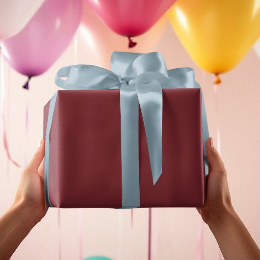 Trendkleuren - Crimson Red Color - Solid Roll Cadeaupapier